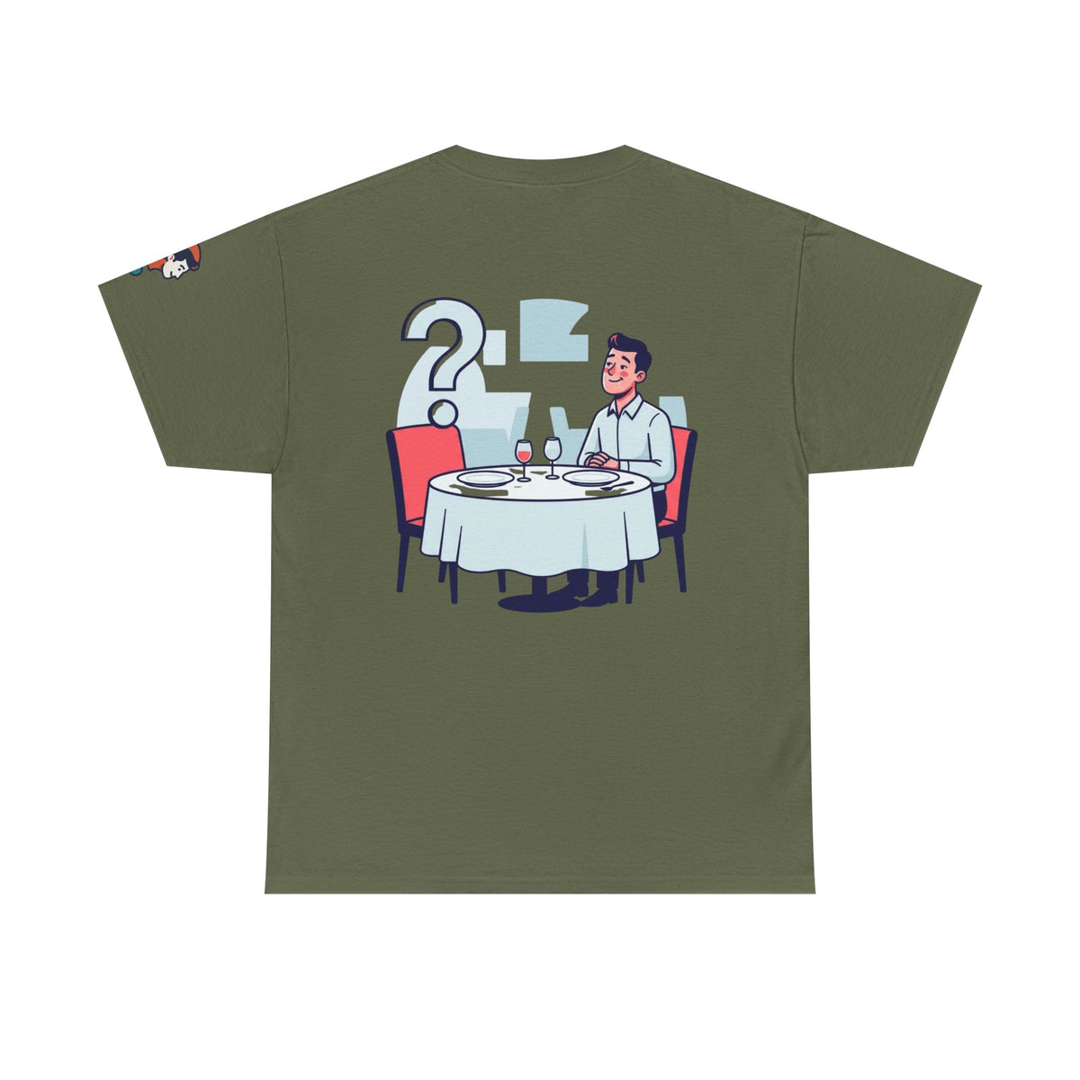 Color: Military Green | Main Character Energy Premium Graphic Tee