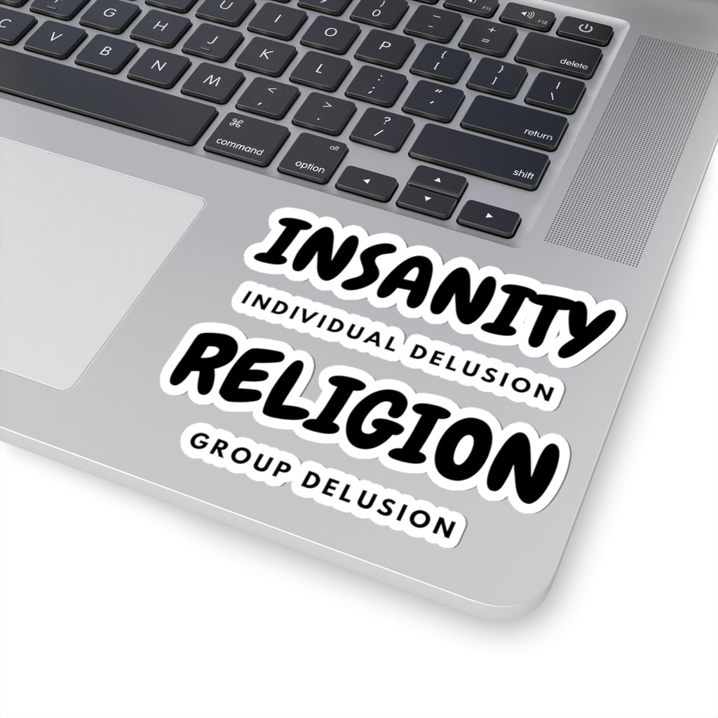 "Insanity Religion" Sticker — Main