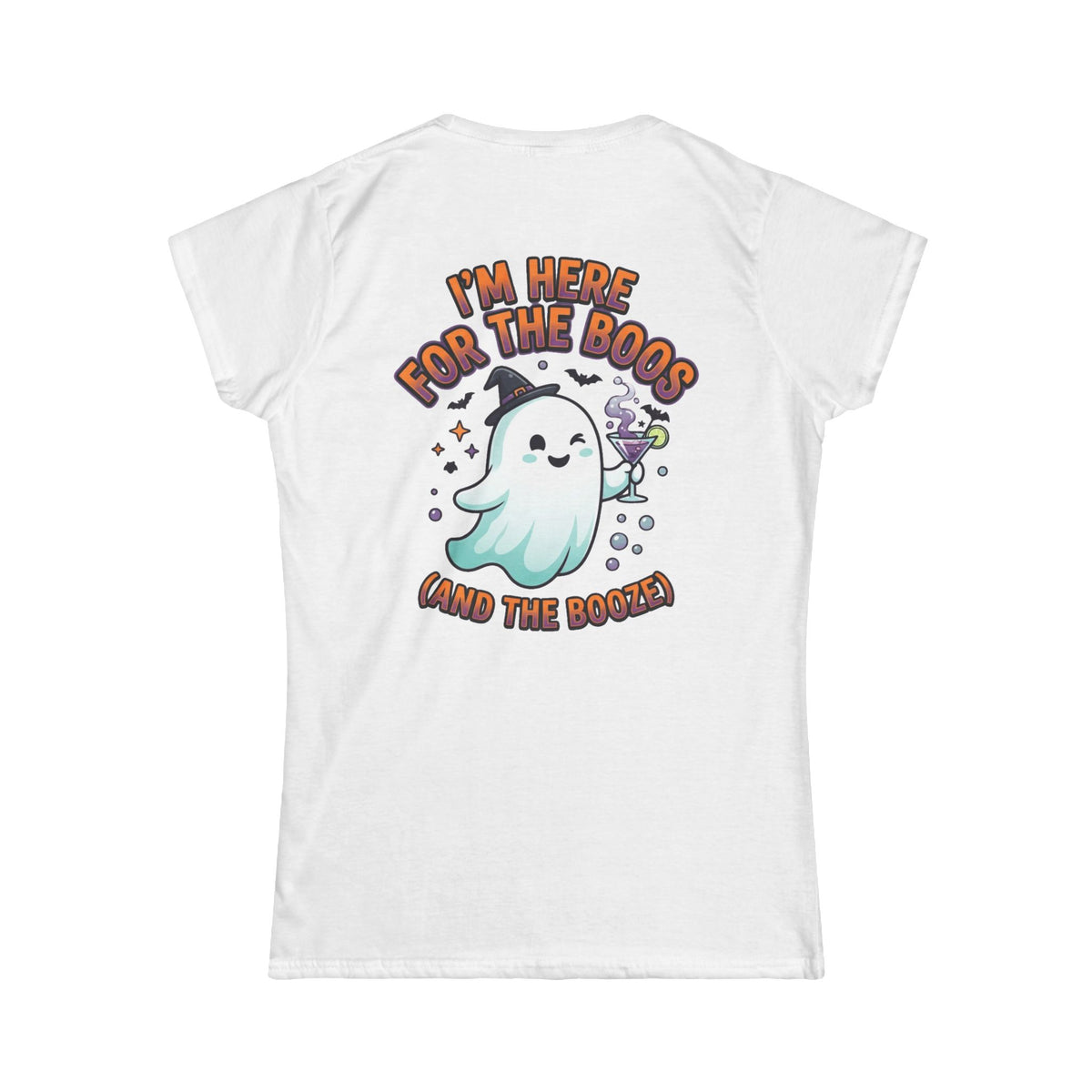 Color: White | I'm Here For The Boos Women's Tee