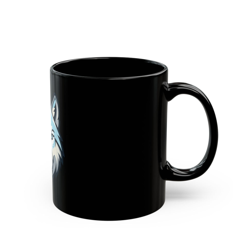 "December Legend" Black Ceramic Mug — Graphic