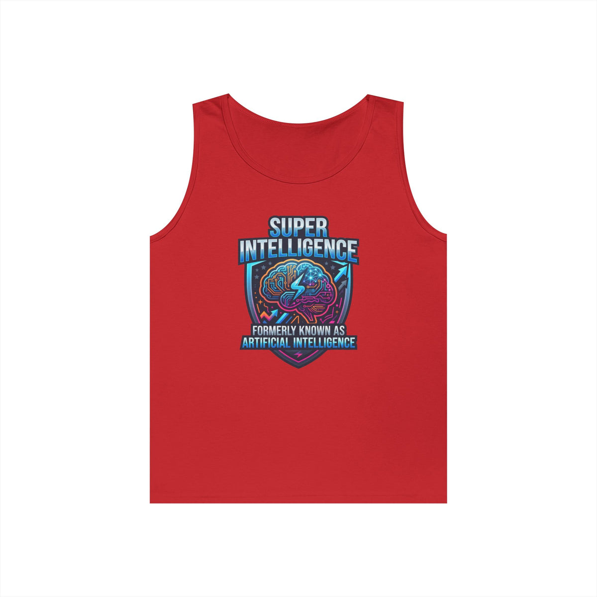 Color: Red | Super Intelligence Tank Top