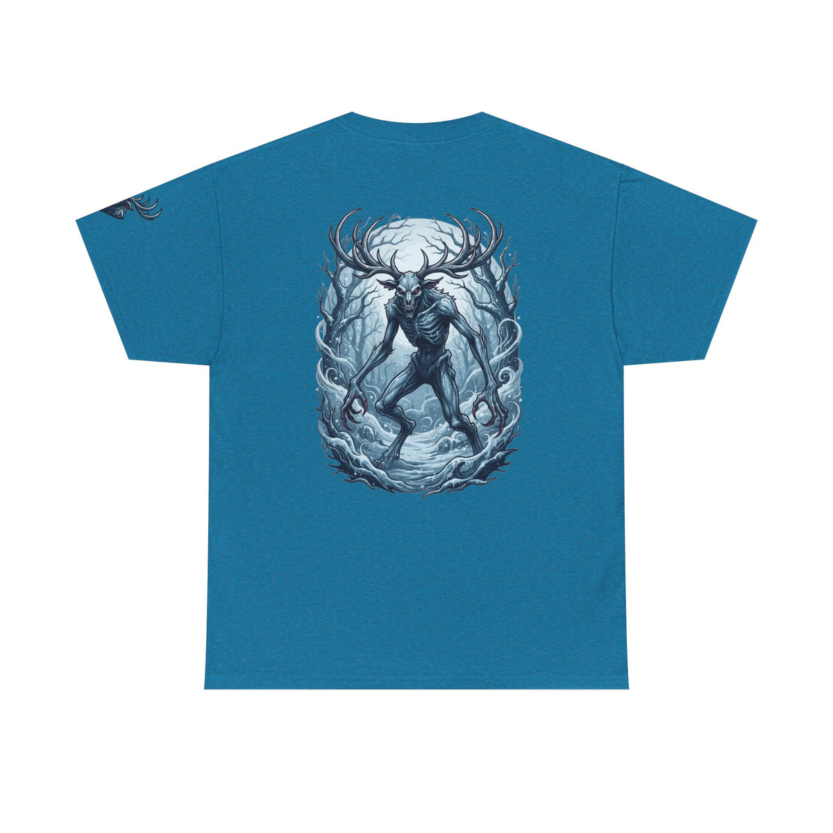 Color: Antique Sapphire | Wendigo (Algonquian Folklore) Premium Graphic Tee