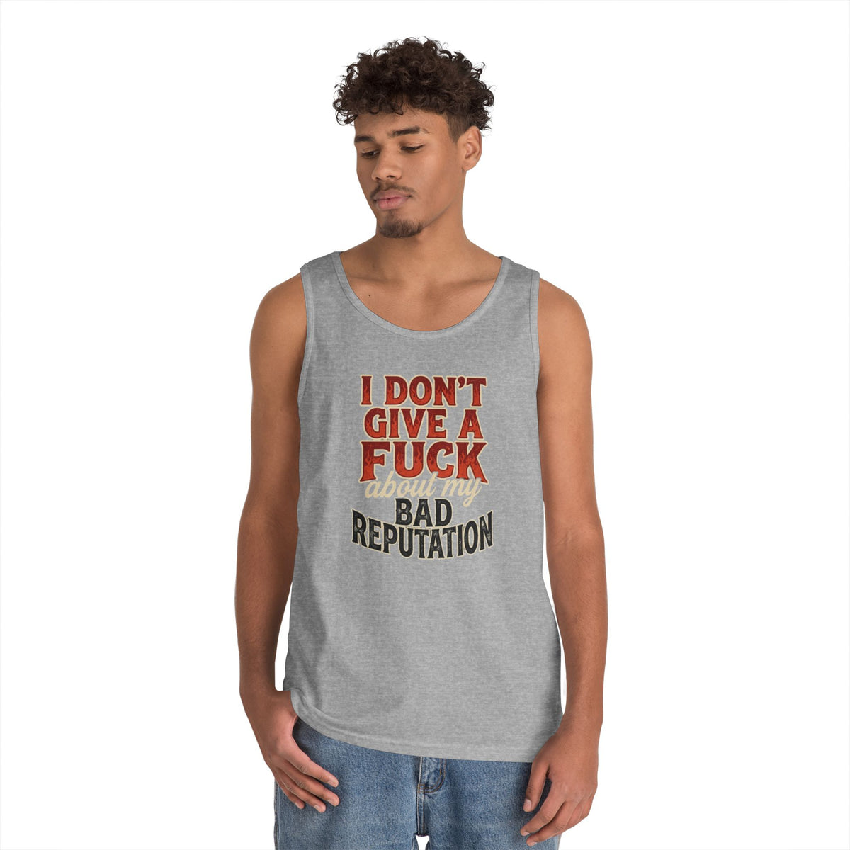 Color: Sport Grey | Bad Reputation Tank Top