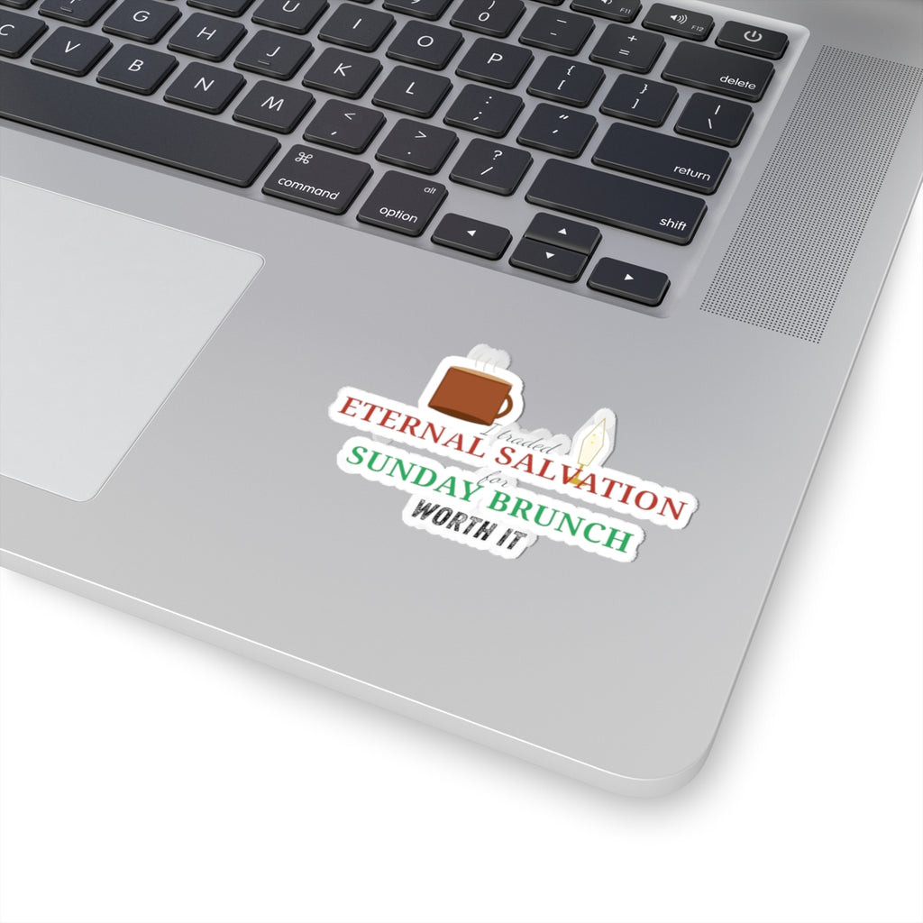 Brunch So Hard | Kiss-Cut Sticker — AttitudeShirts