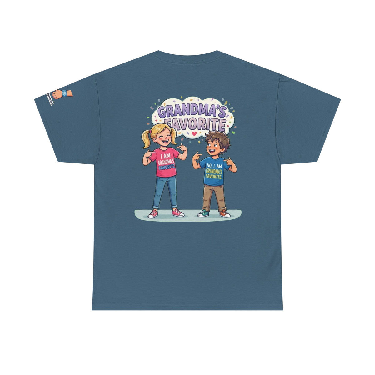 Color: Indigo Blue | Grandma's Favorite Premium Graphic Tee