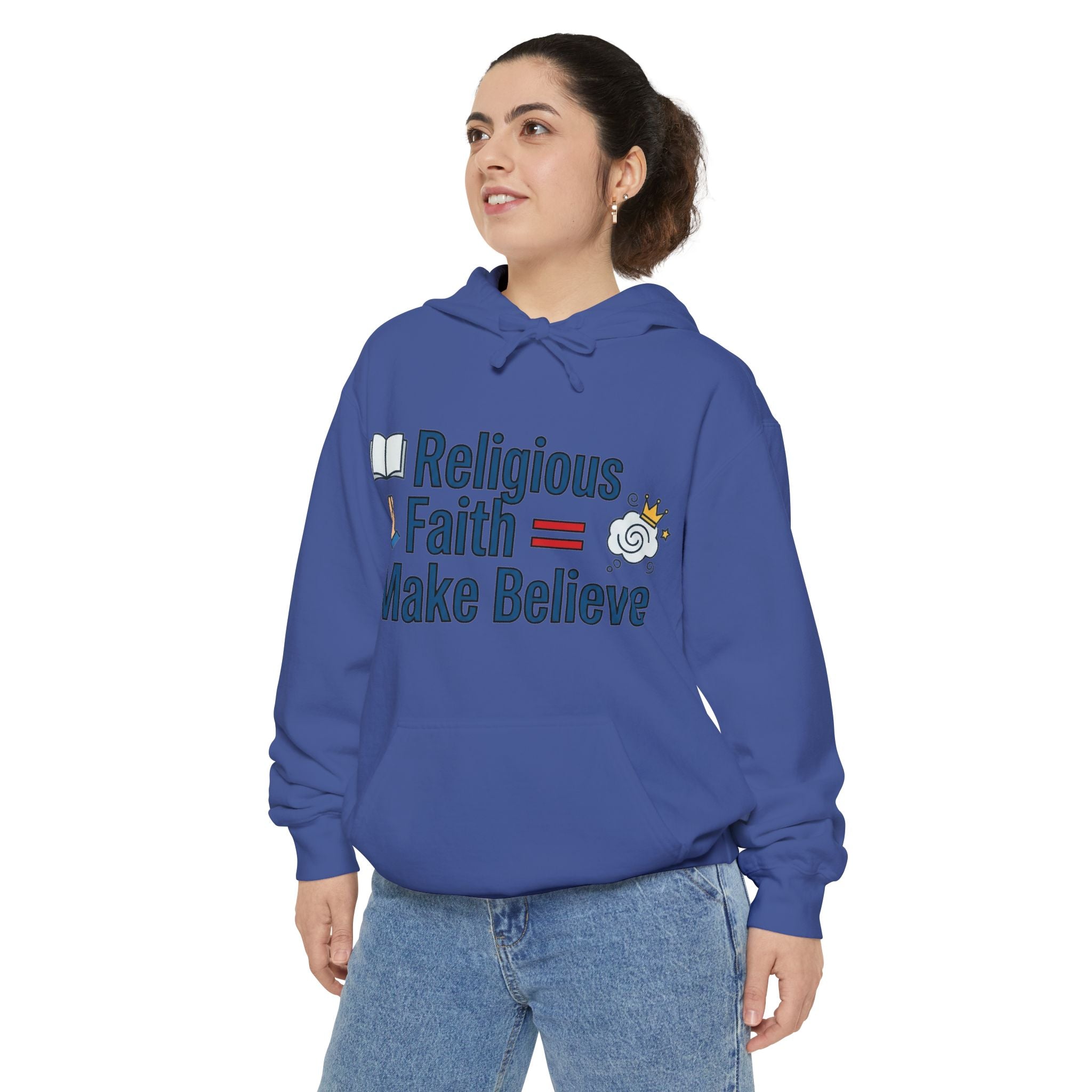 Make Believe Club Member | Garment-Dyed Hoodie — AttitudeShirts