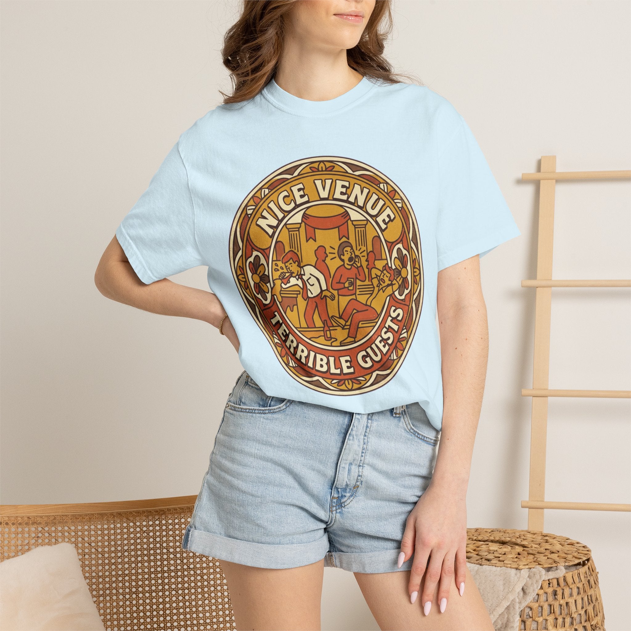 "Nice Venue Terrible Guests" Unisex Garment-Dyed Tee