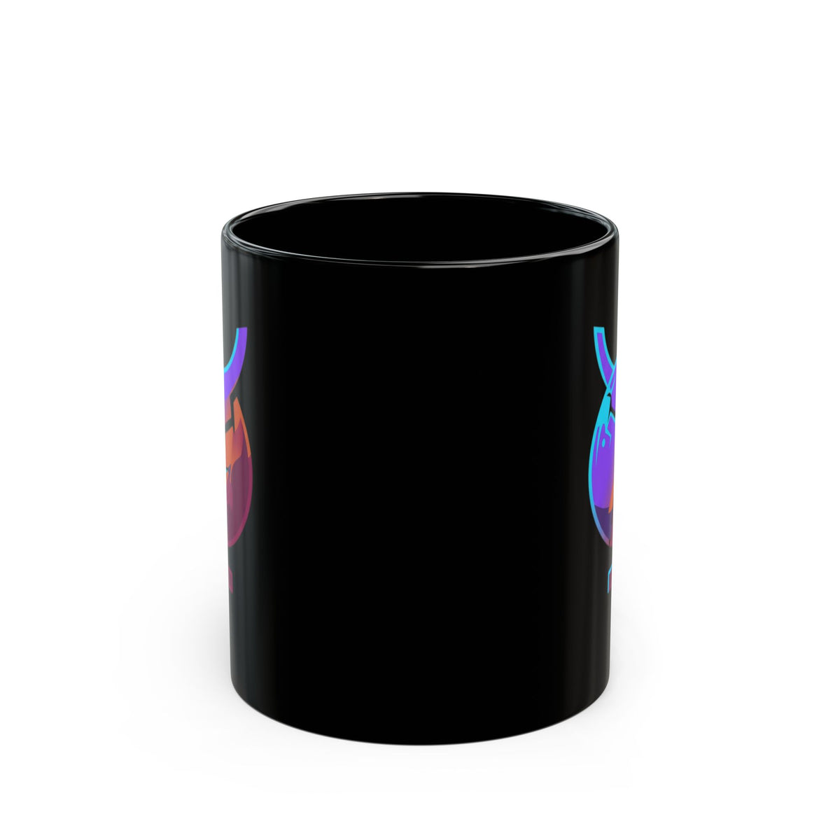 "My Life Is Mercury in Retrograde" Black Ceramic Mug — Graphic