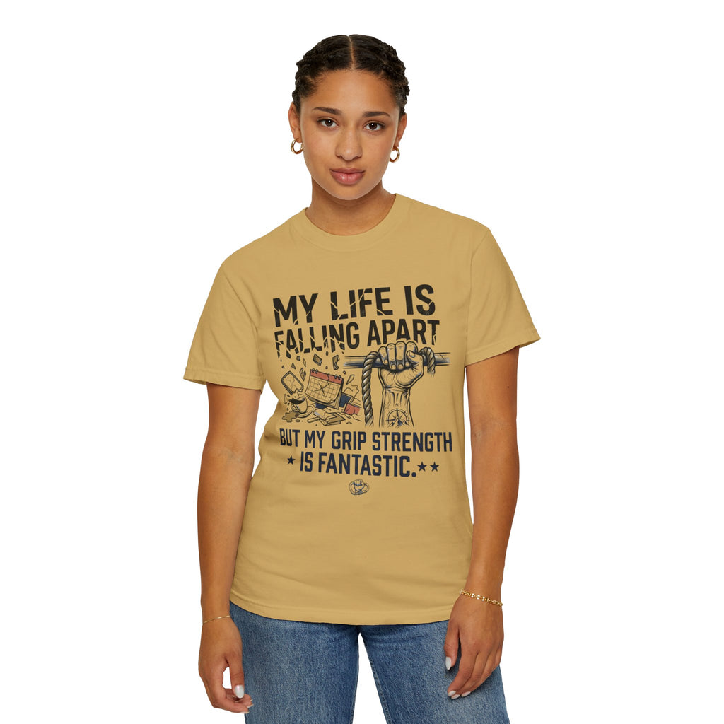 "My Life is Falling Apart" Unisex Garment-Dyed Tee