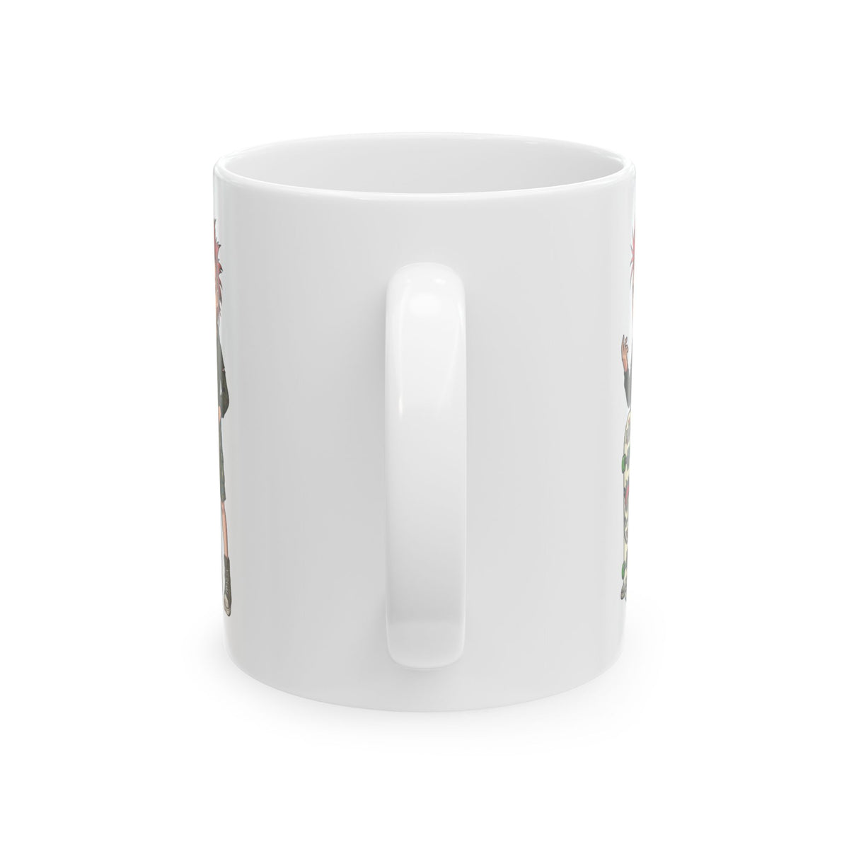"Skater" White Ceramic Mug