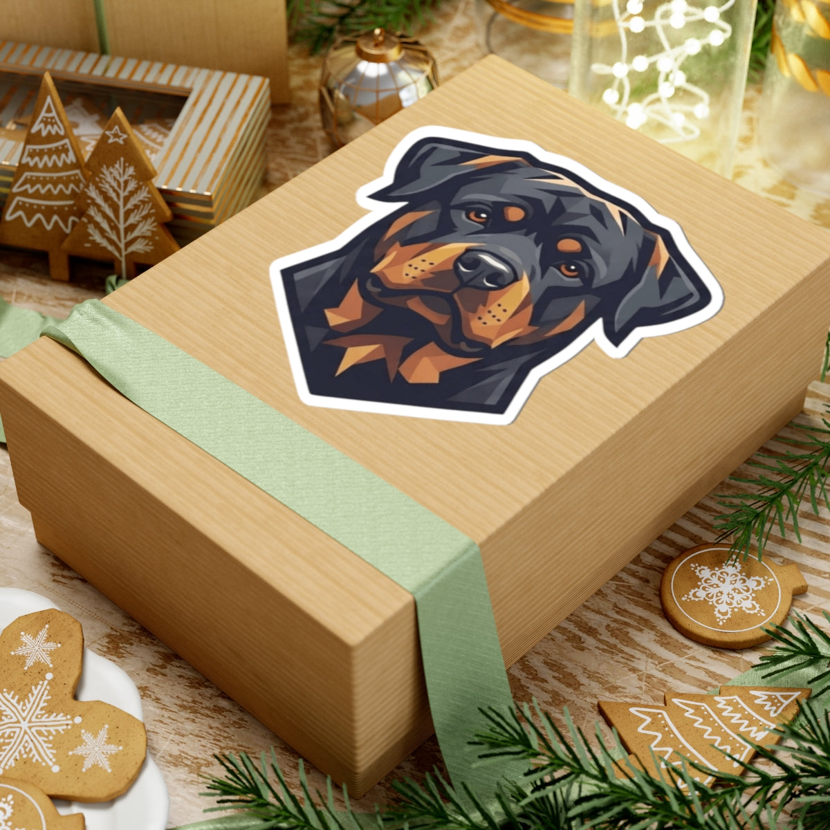 "Rottweiler Rulers Confident Powerful" Sticker