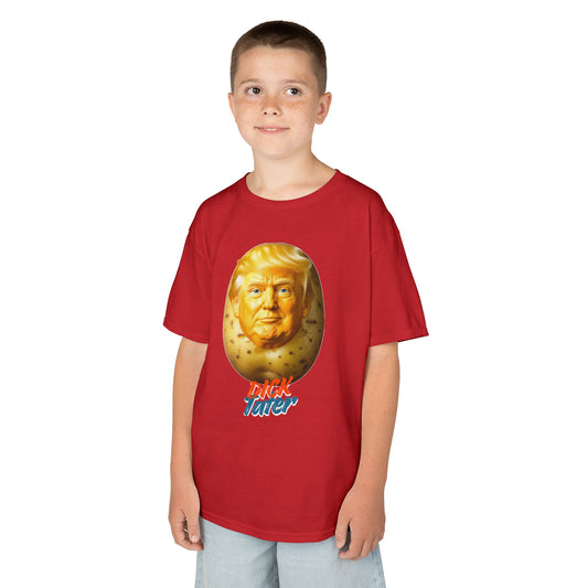 Color: Red | Dick Tater Kids Tee