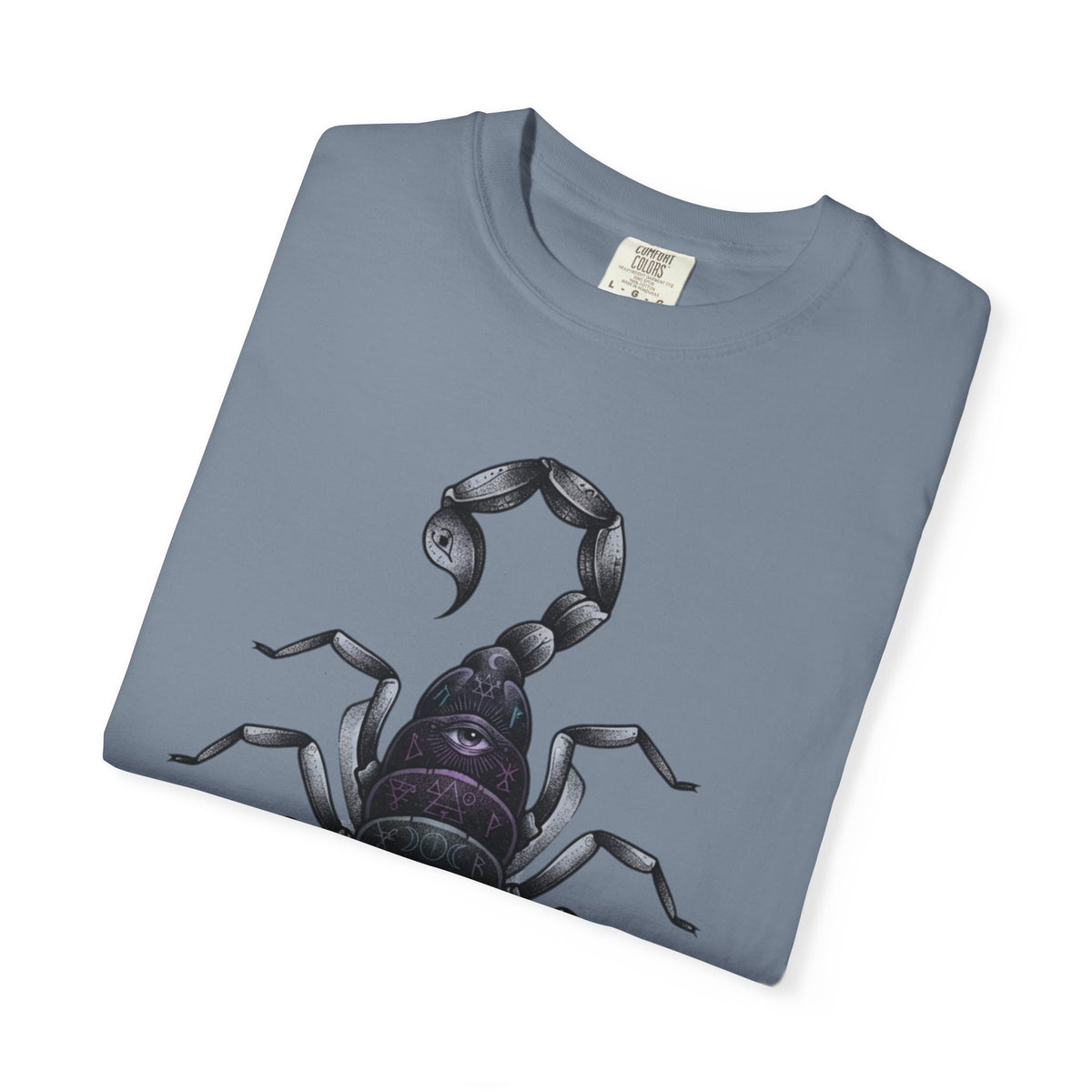 "Scorpio The Mystical Scorpion" Unisex Garment-Dyed Tee