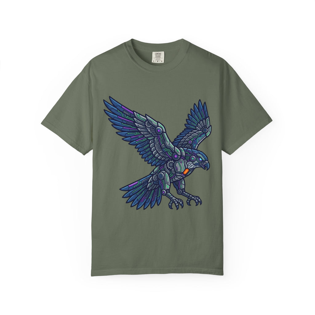 "Cyber Eagle" Unisex Garment-Dyed Tee