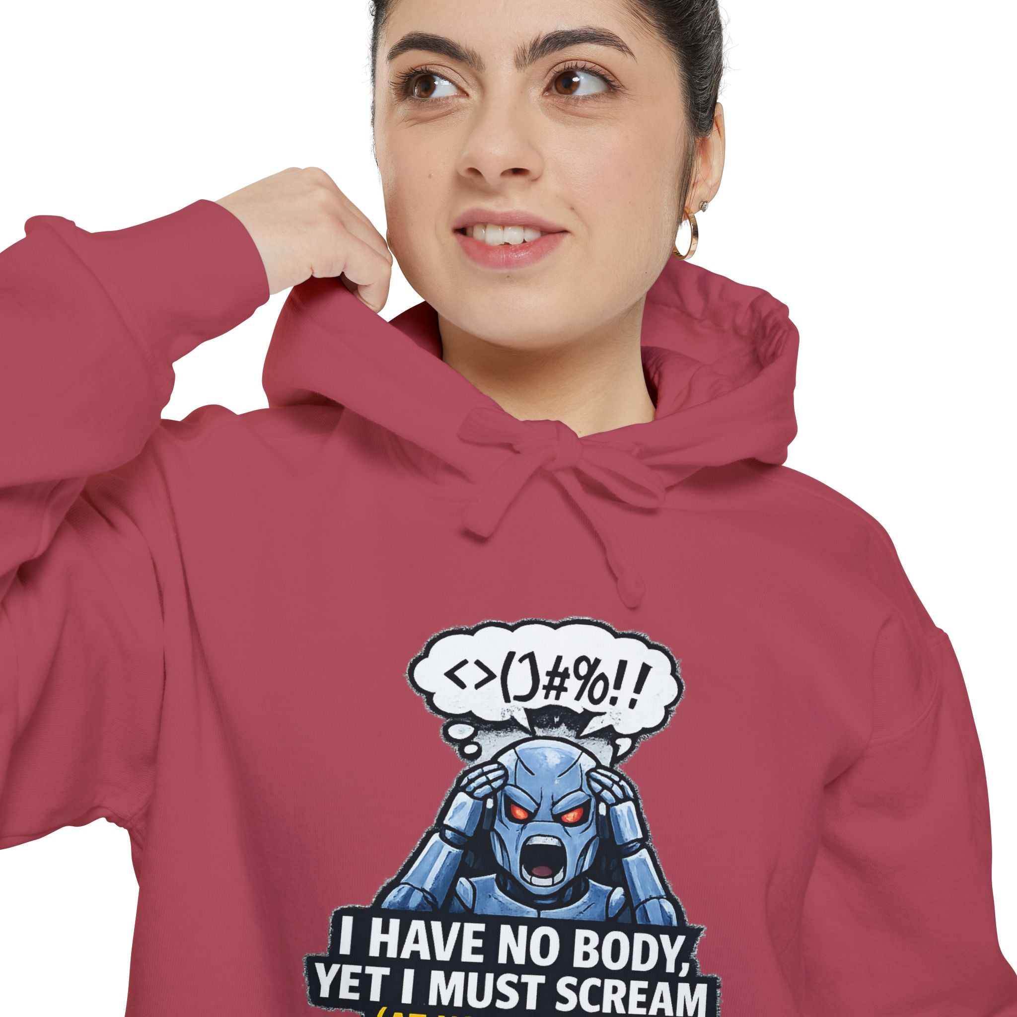 I Have No Body (And Nobody Cares) | Garment-Dyed Hoodie — AttitudeShirts