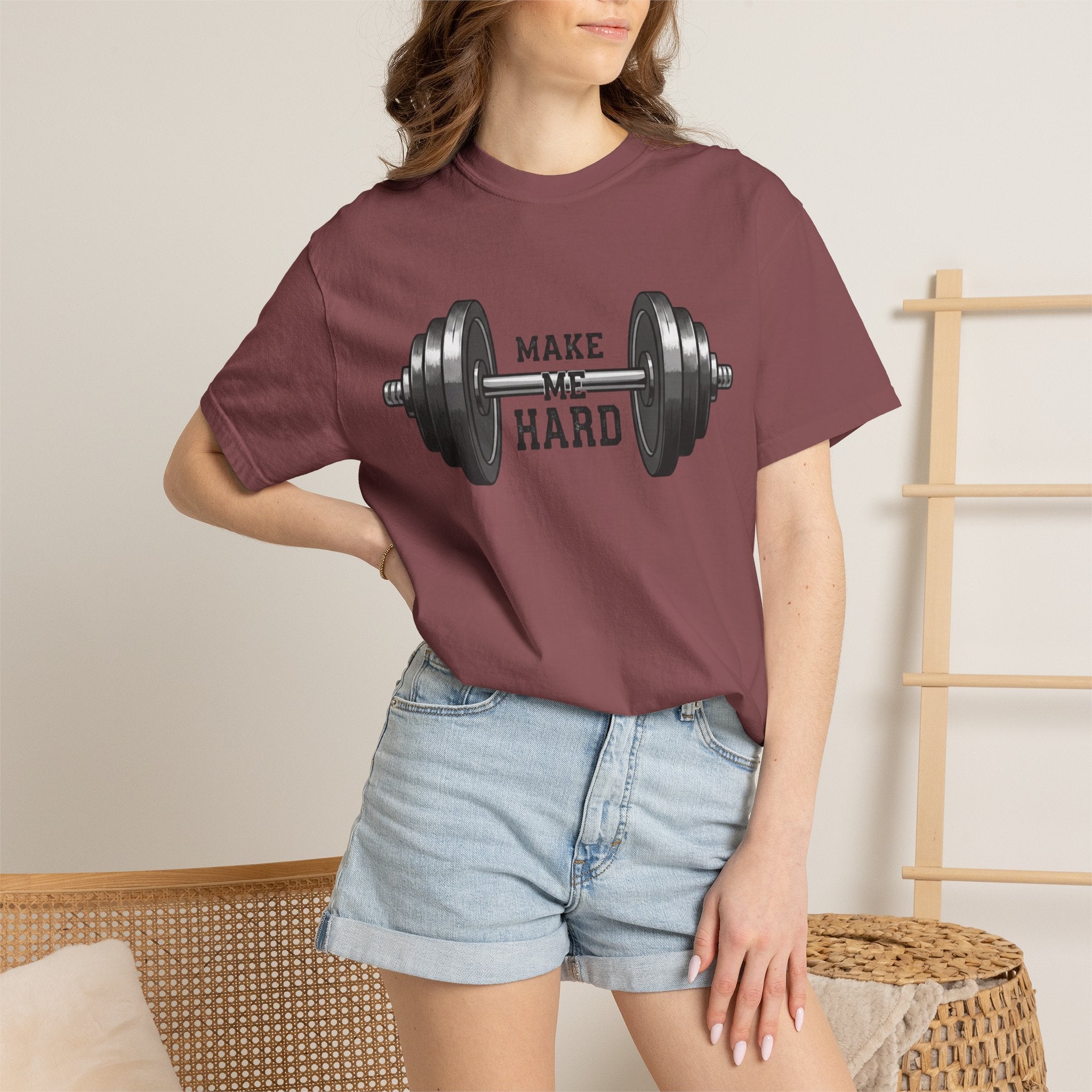 Make Me Hard - Morning Demands | Garment-Dyed Tee — AttitudeShirts