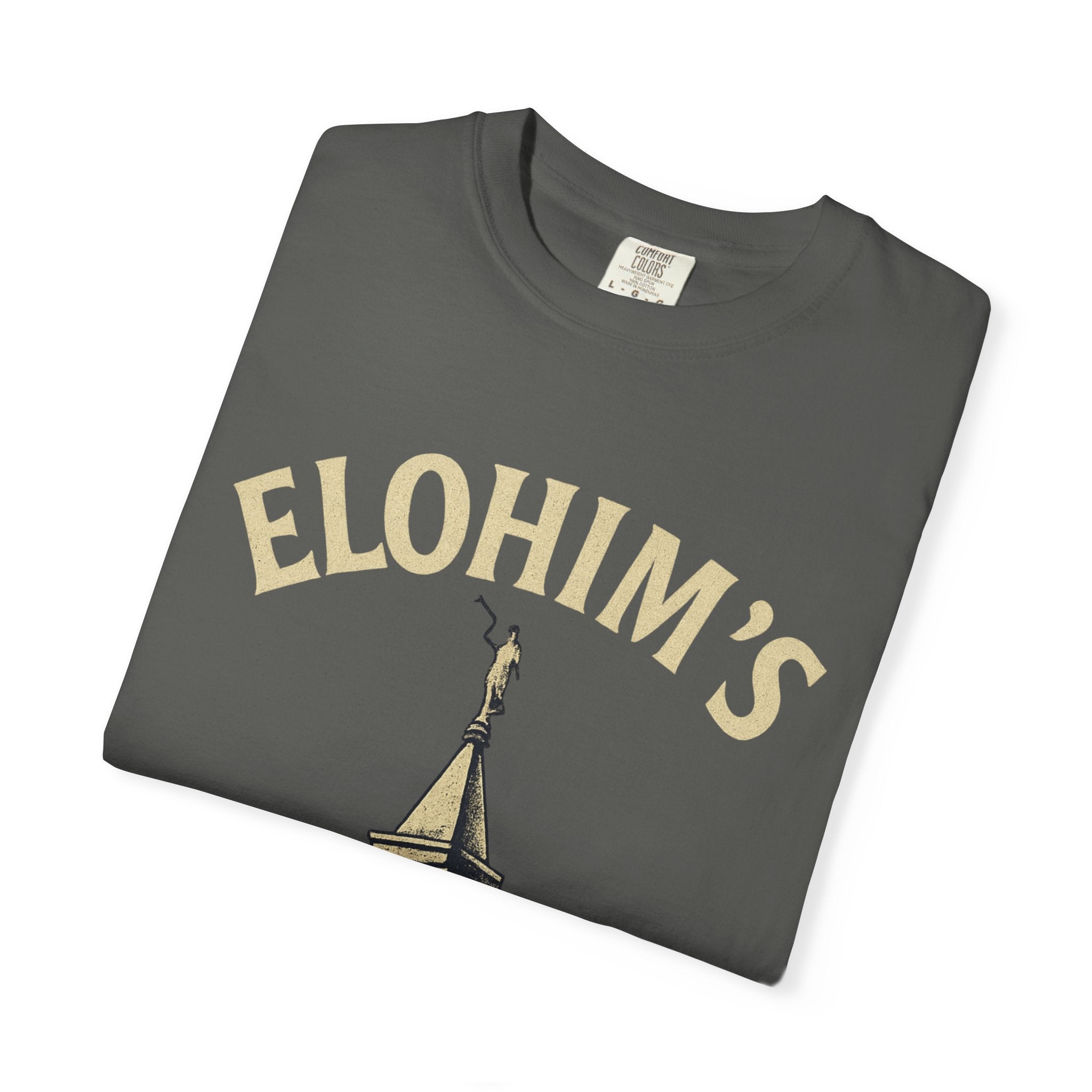 "Elohim's Favorite Apostate" Unisex Garment-Dyed T-shirt