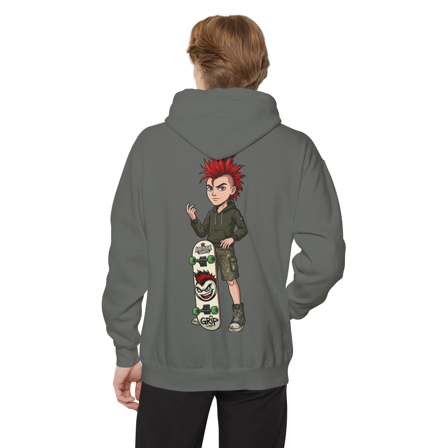 "Skater" Garment-Dyed Hoodie