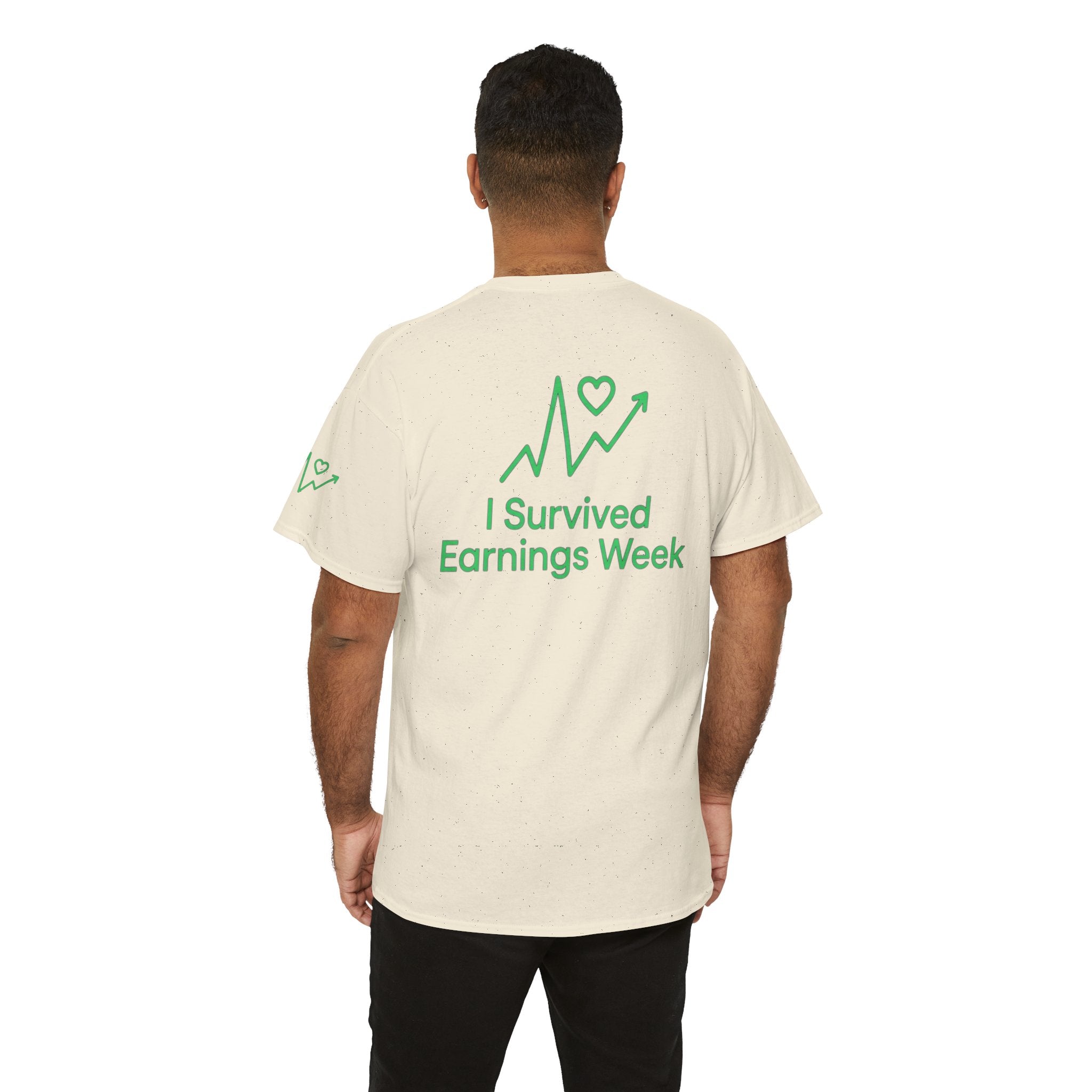 "I Survived Earnings Week" Premium Graphic Tee