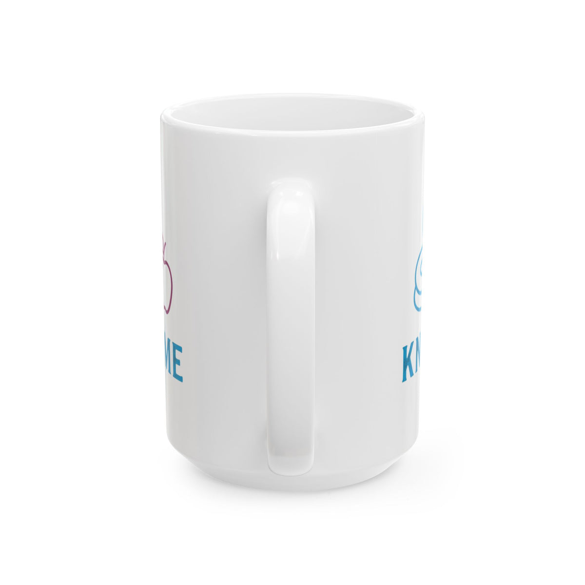 "Good Book Series Know Me In The Biblical Sense" White Ceramic Mug — Graphic