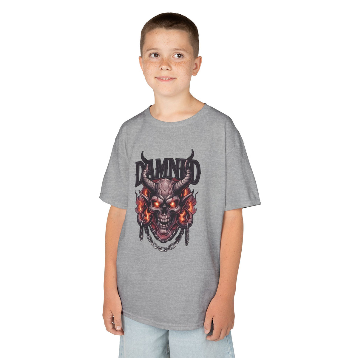 Color: Sport Grey | Damned Kids Tee