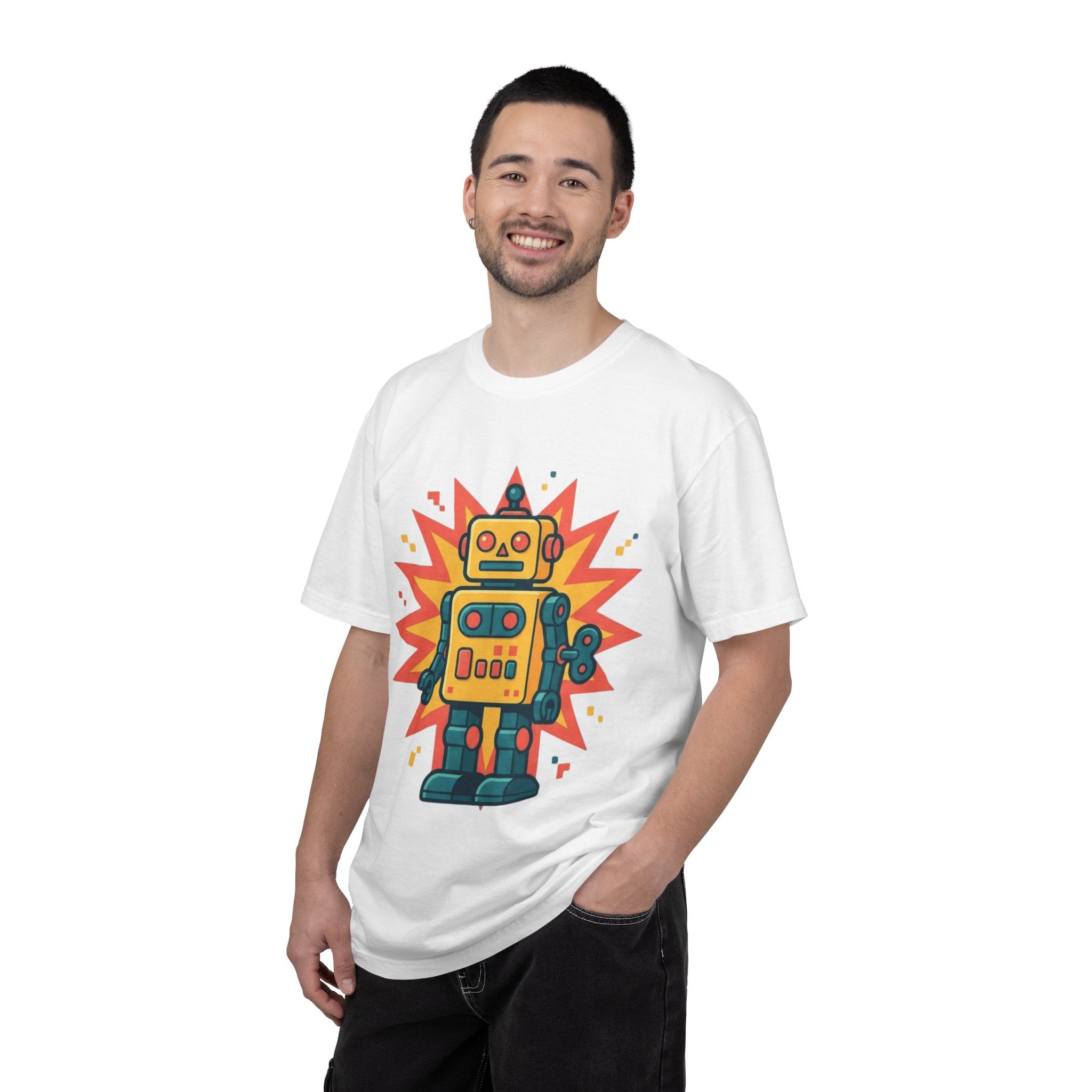 "Toy Robot" Unisex Garment-Dyed Tee