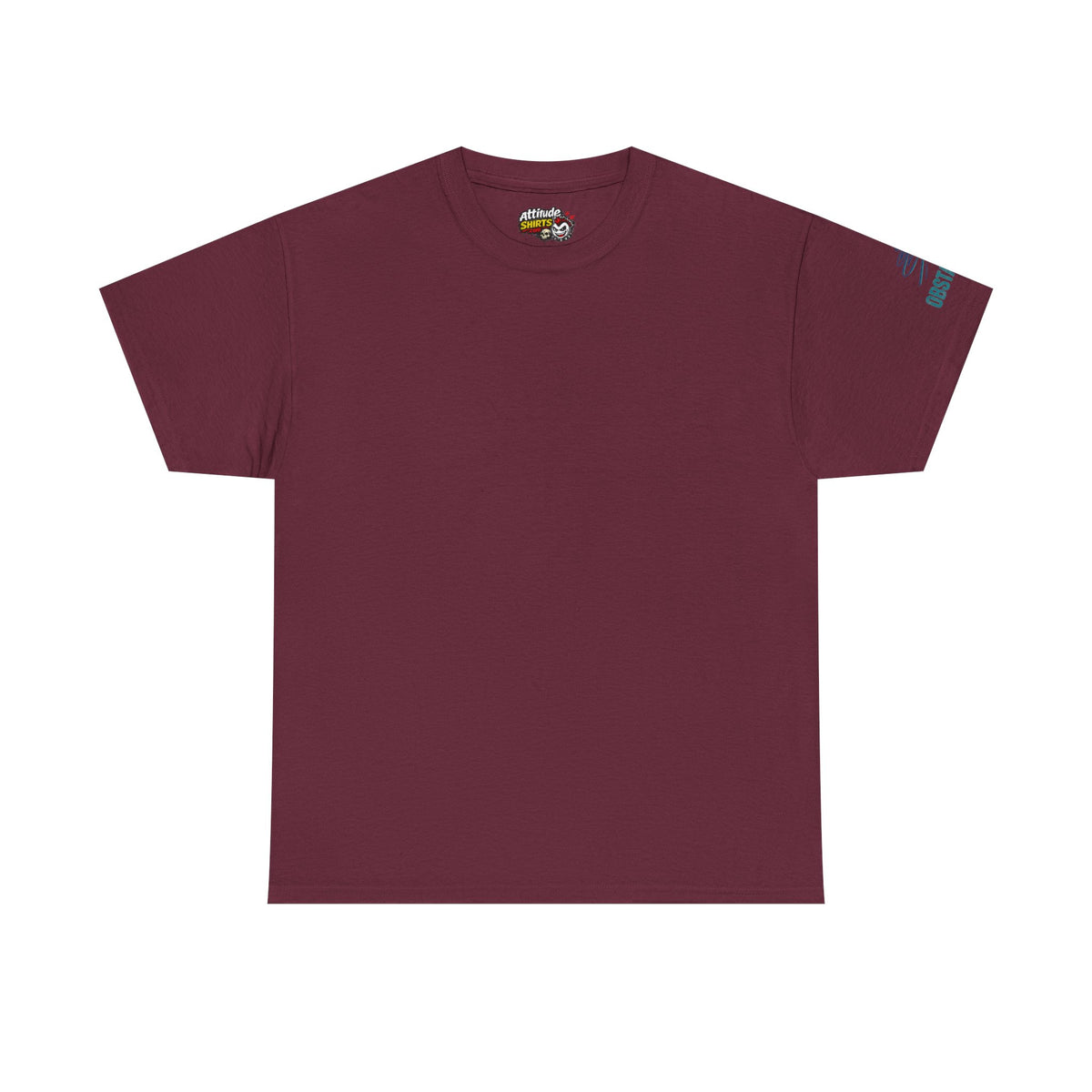 Color: Maroon | Life Is The Obstacles Premium Graphic Tee