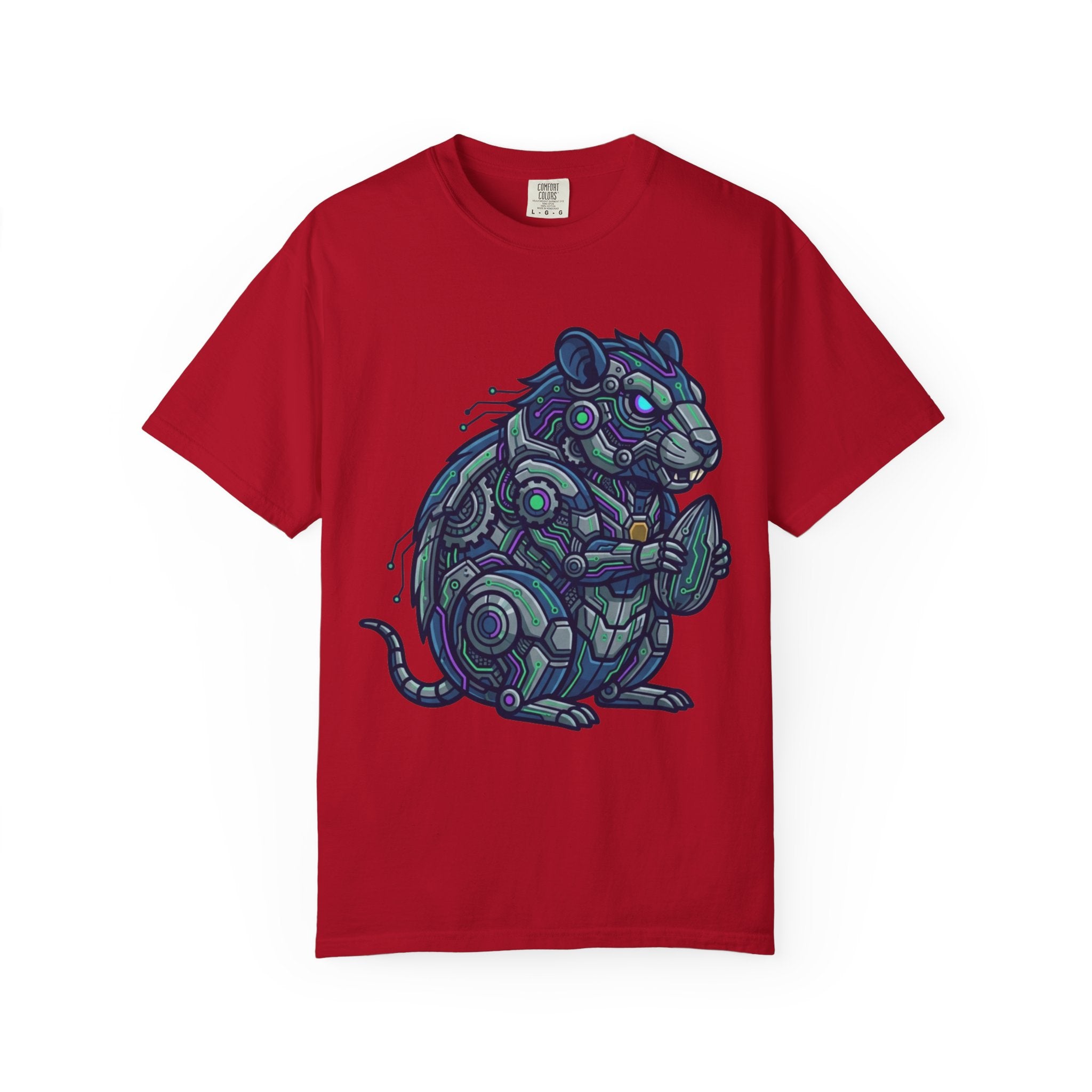 "Cyber Hamster" Unisex Garment-Dyed Tee