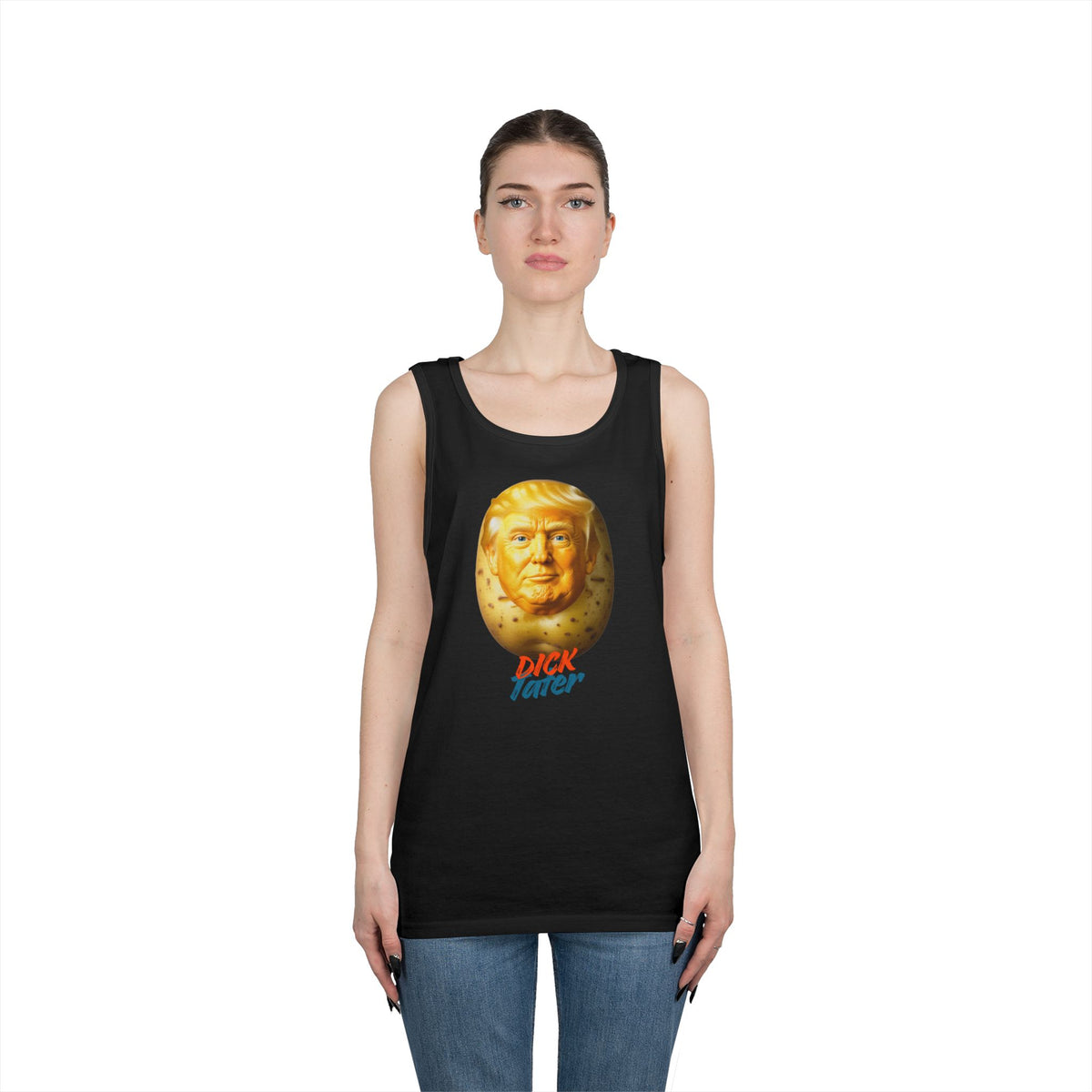 Color: Black | Dick Tater Tank Top
