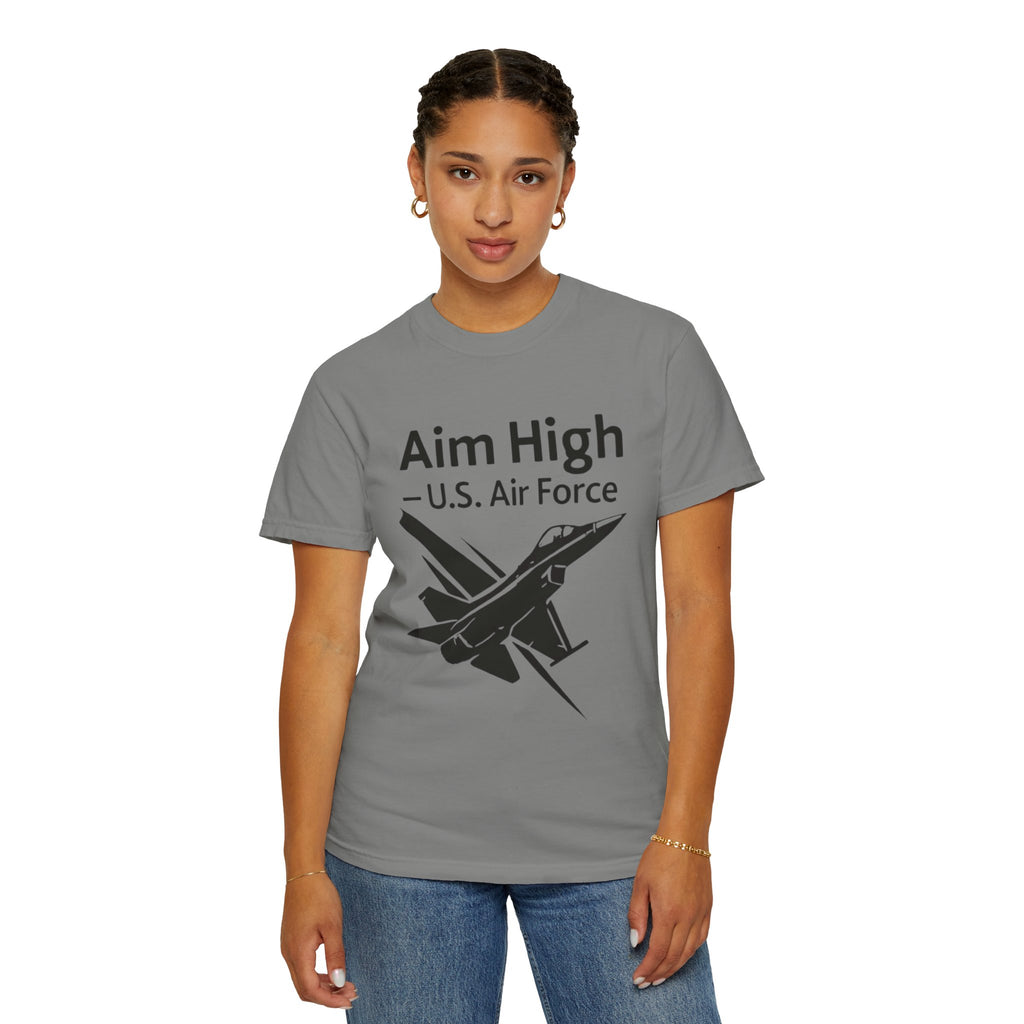 "Aim High" Unisex Garment-Dyed T-shirt