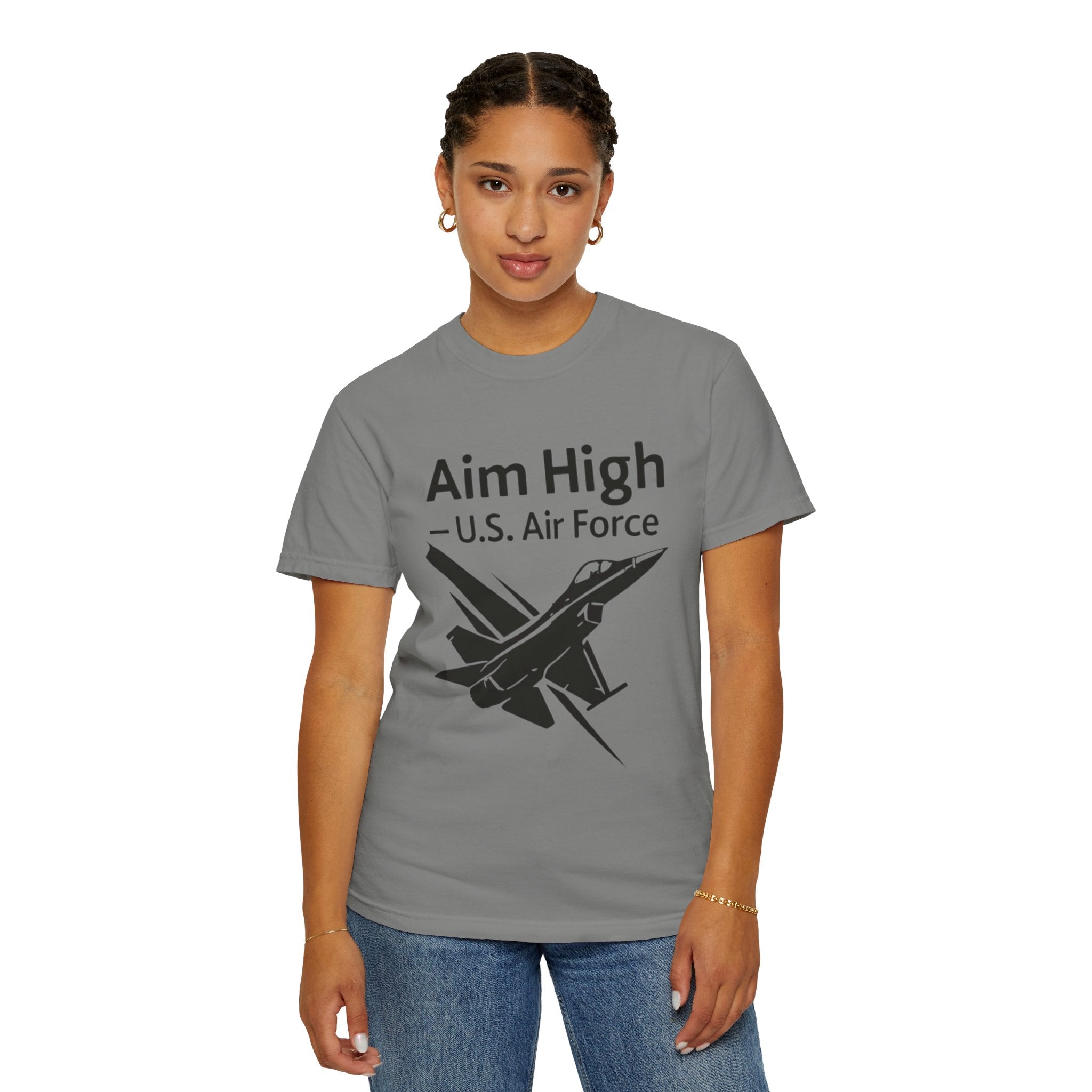 "Aim High" Unisex Garment-Dyed T-shirt