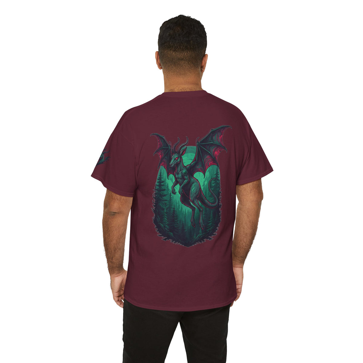 Color: Maroon | The Jersey Devil (New Jersey, USA) Premium Graphic Tee
