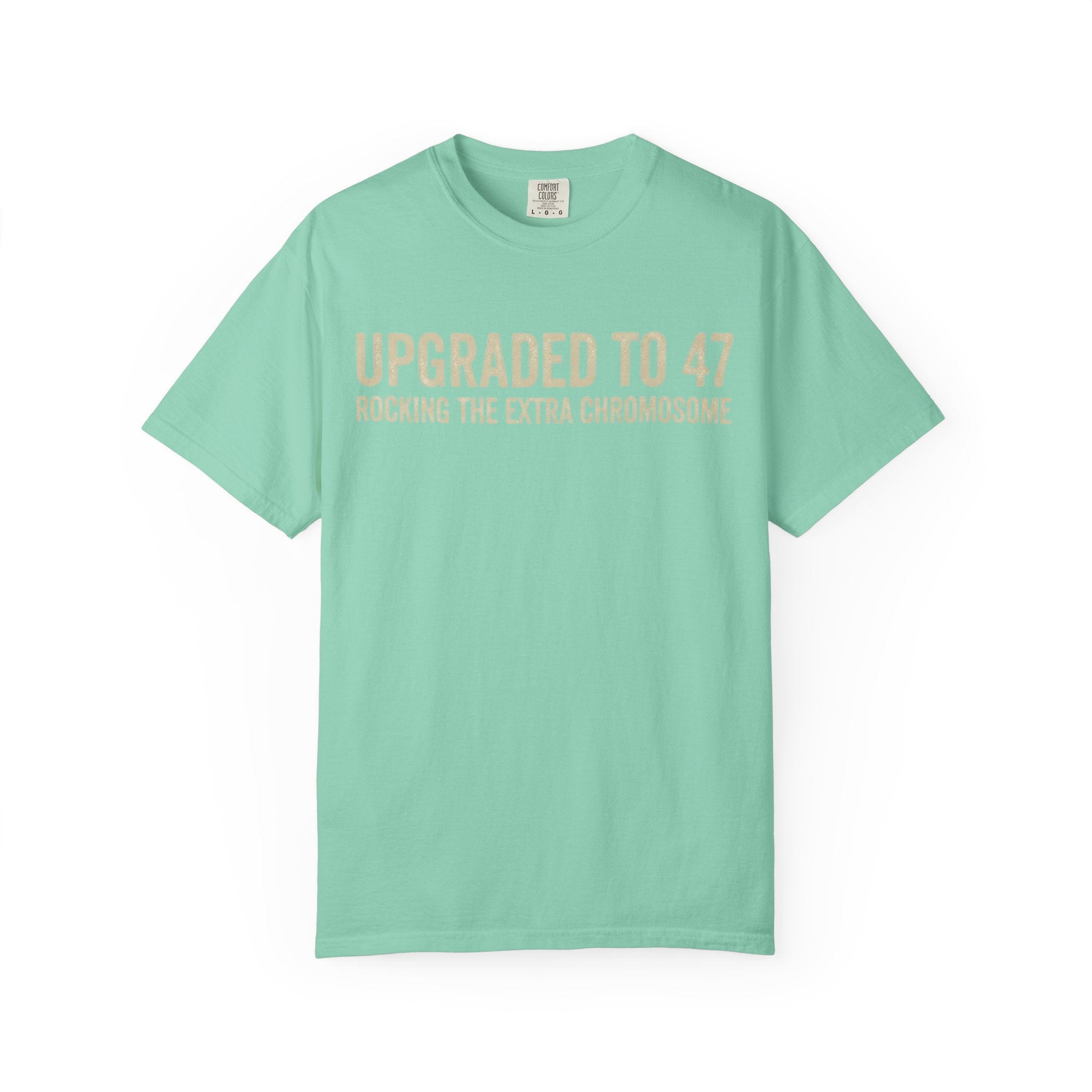 "47 Chromosomes" Unisex Garment-Dyed Tee