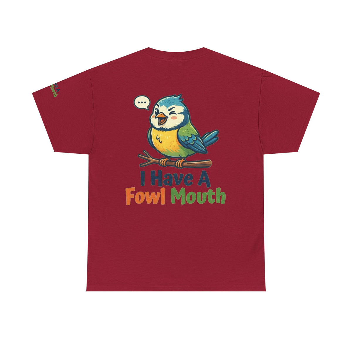 Color: Cardinal Red | Fowl Mouth Premium Graphic Tee