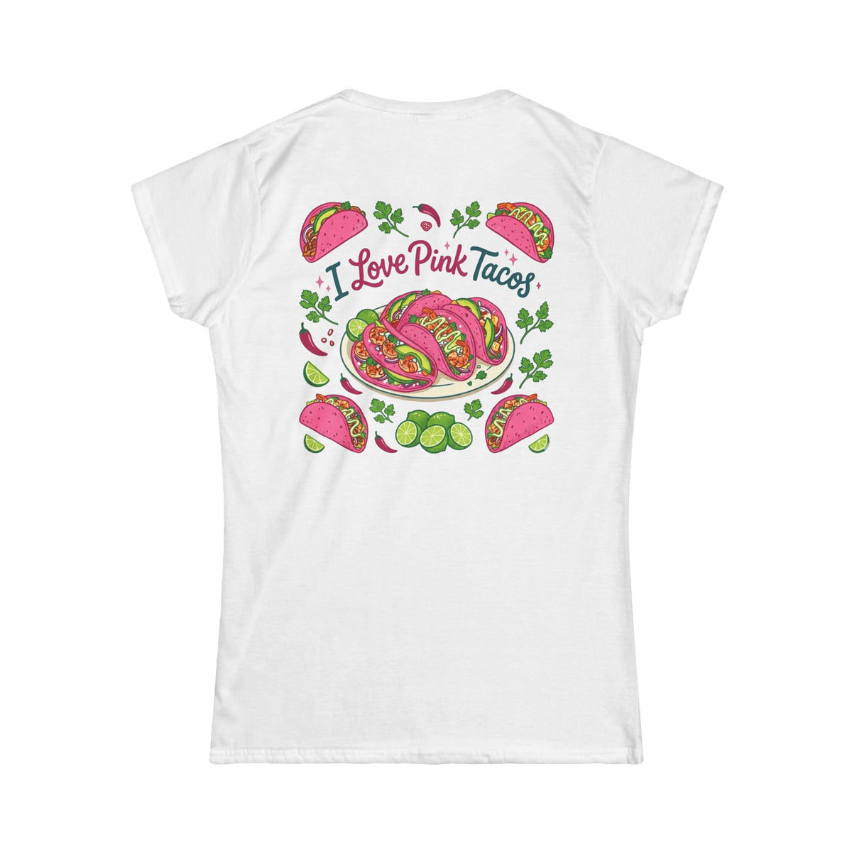 "I Love Pink Tacos" Women's Tee