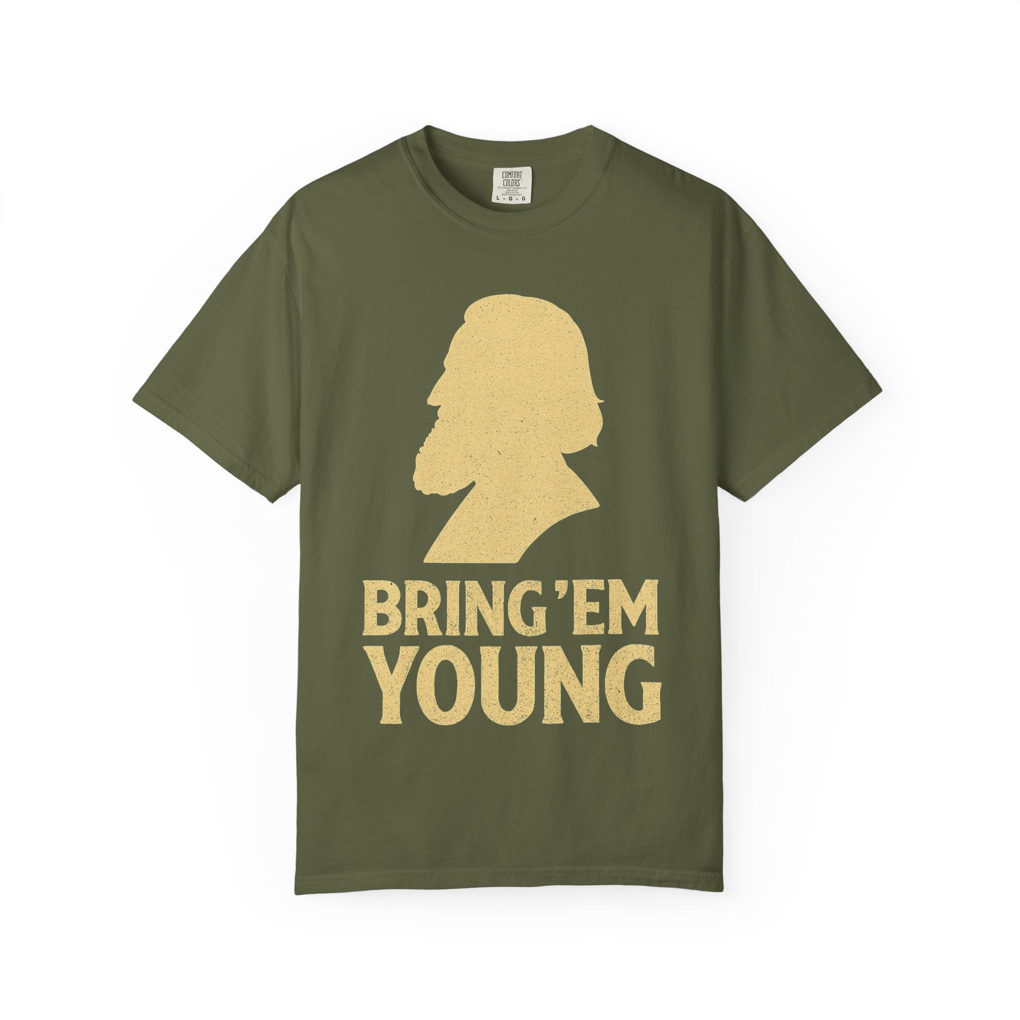"Bring 'Em Young" Unisex Garment-Dyed T-shirt