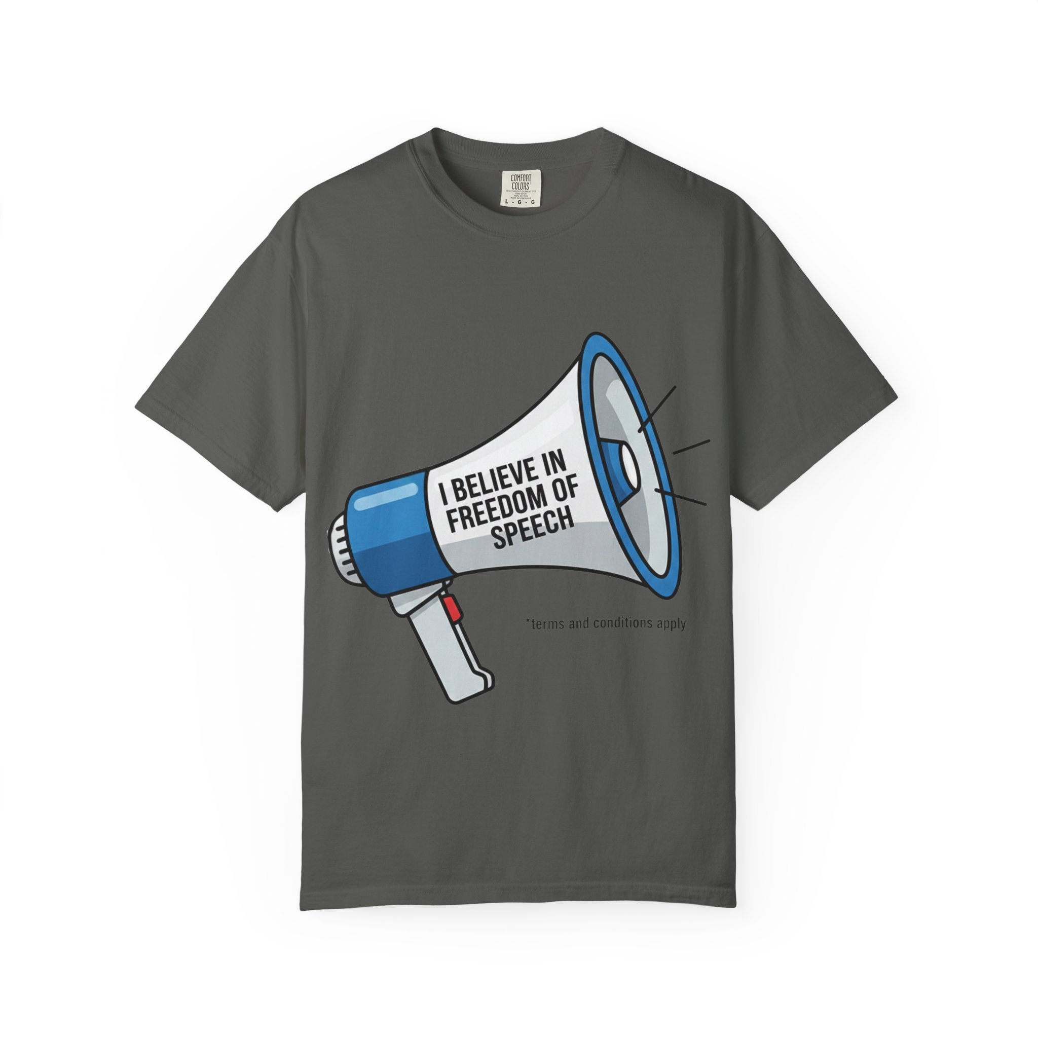 "Freedom of Speech" Unisex Garment-Dyed T-shirt