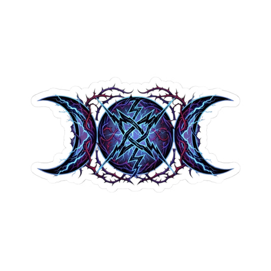 "Triple Goddess Tempest" Sticker — Main
