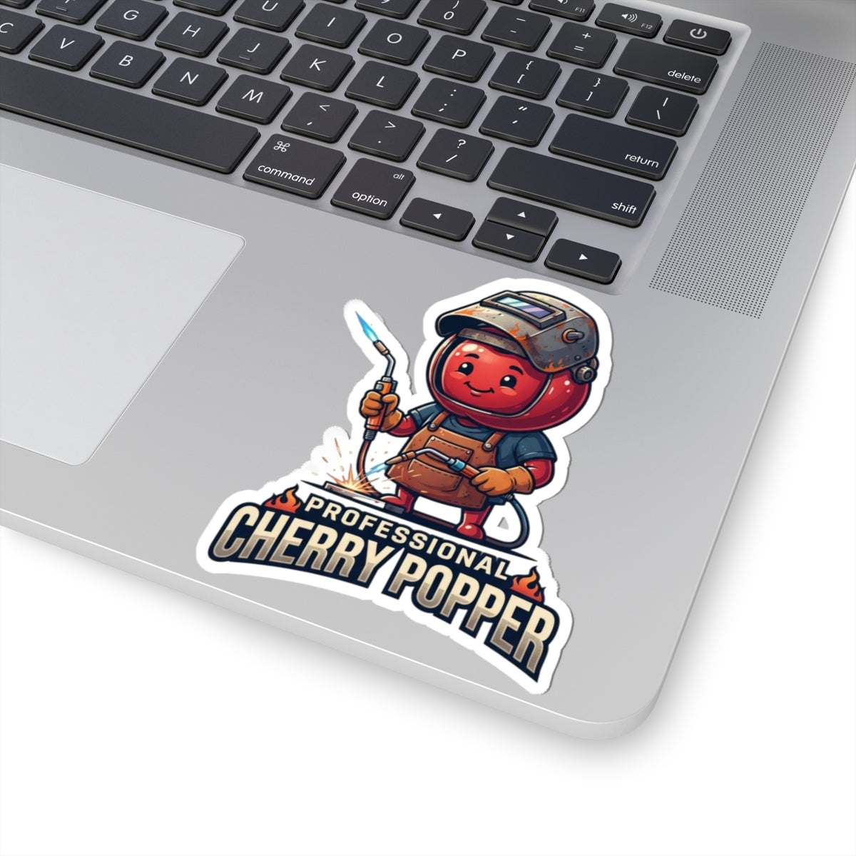"Professional Cherry Popper" Sticker — Main