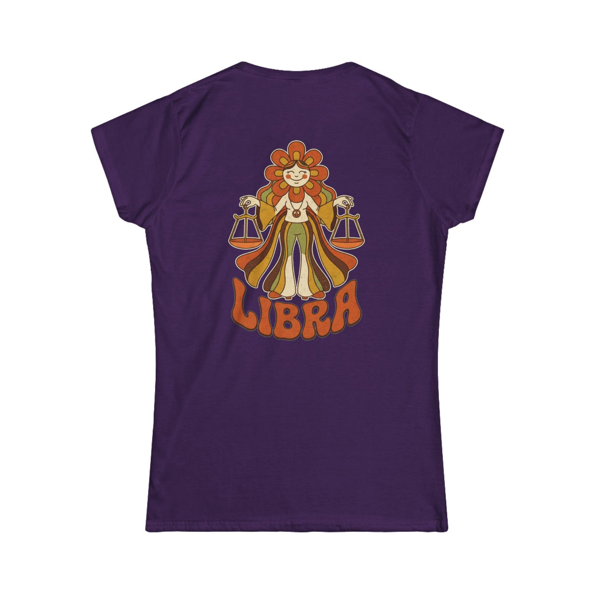 "Retro Mascot Groovy Libra" Women's Tee