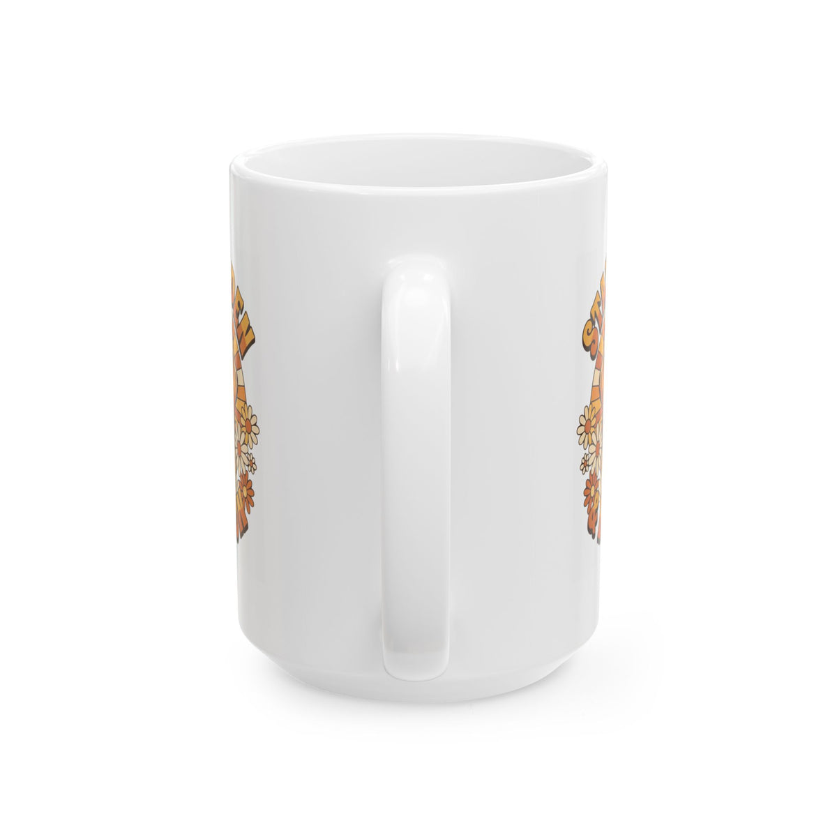 "Stay Golden & Bark On" White Ceramic Mug