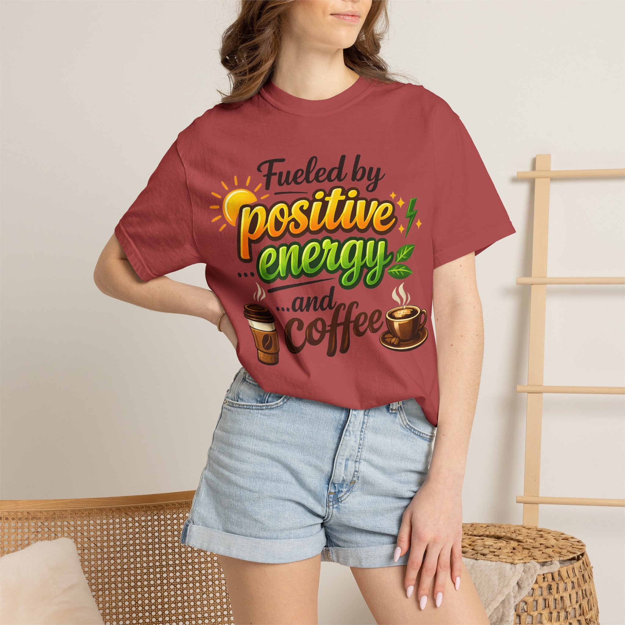 "The High-Voltage Morning Routine" Unisex Garment-Dyed T-shirt