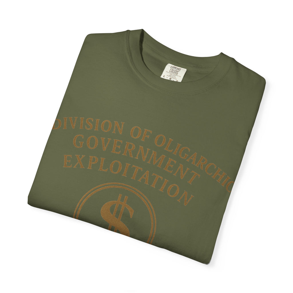 "DOGE—By the Elite, For the Elite" Unisex Garment-Dyed T-shirt