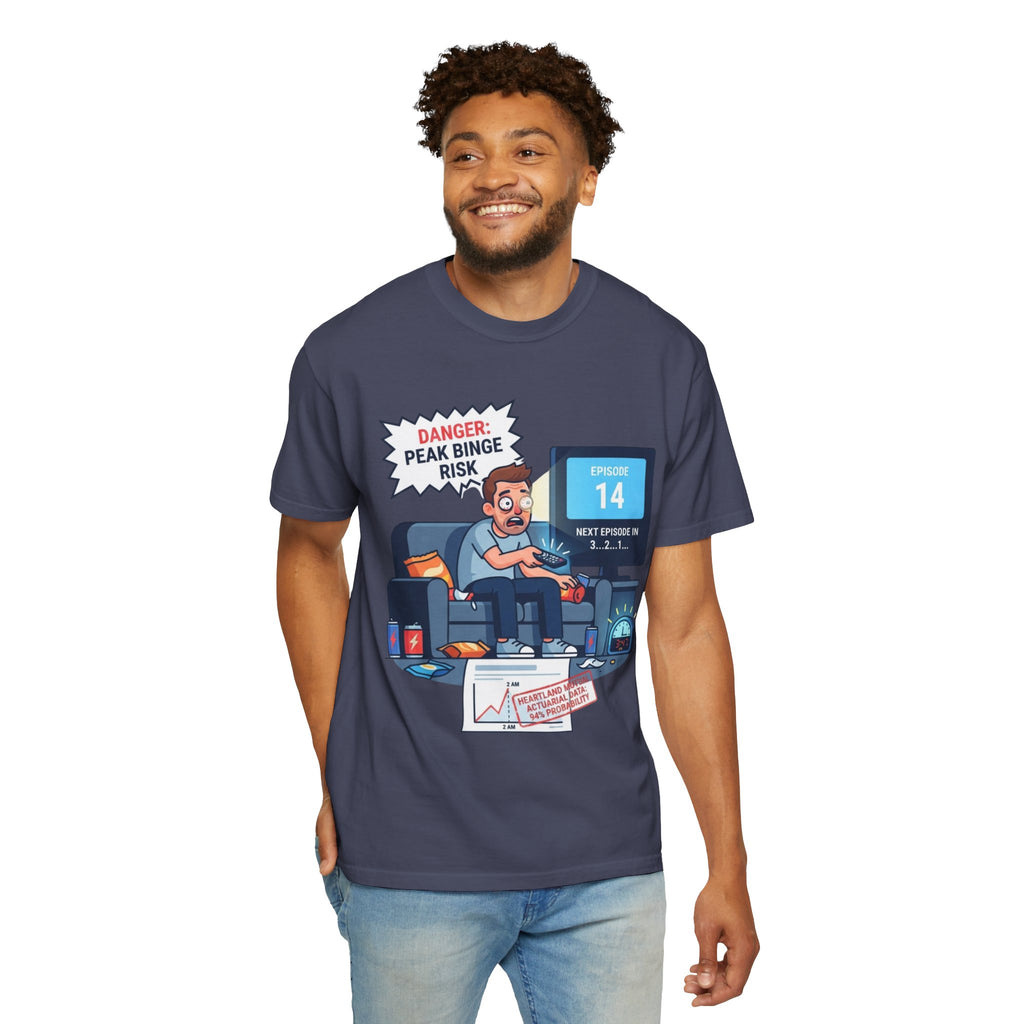 "Peak Bing Risk" Unisex Garment-Dyed Tee