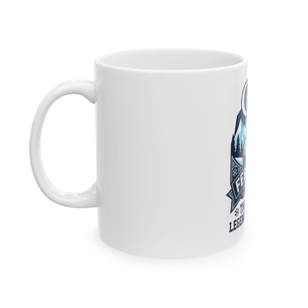 "February Legend" White Ceramic Mug
