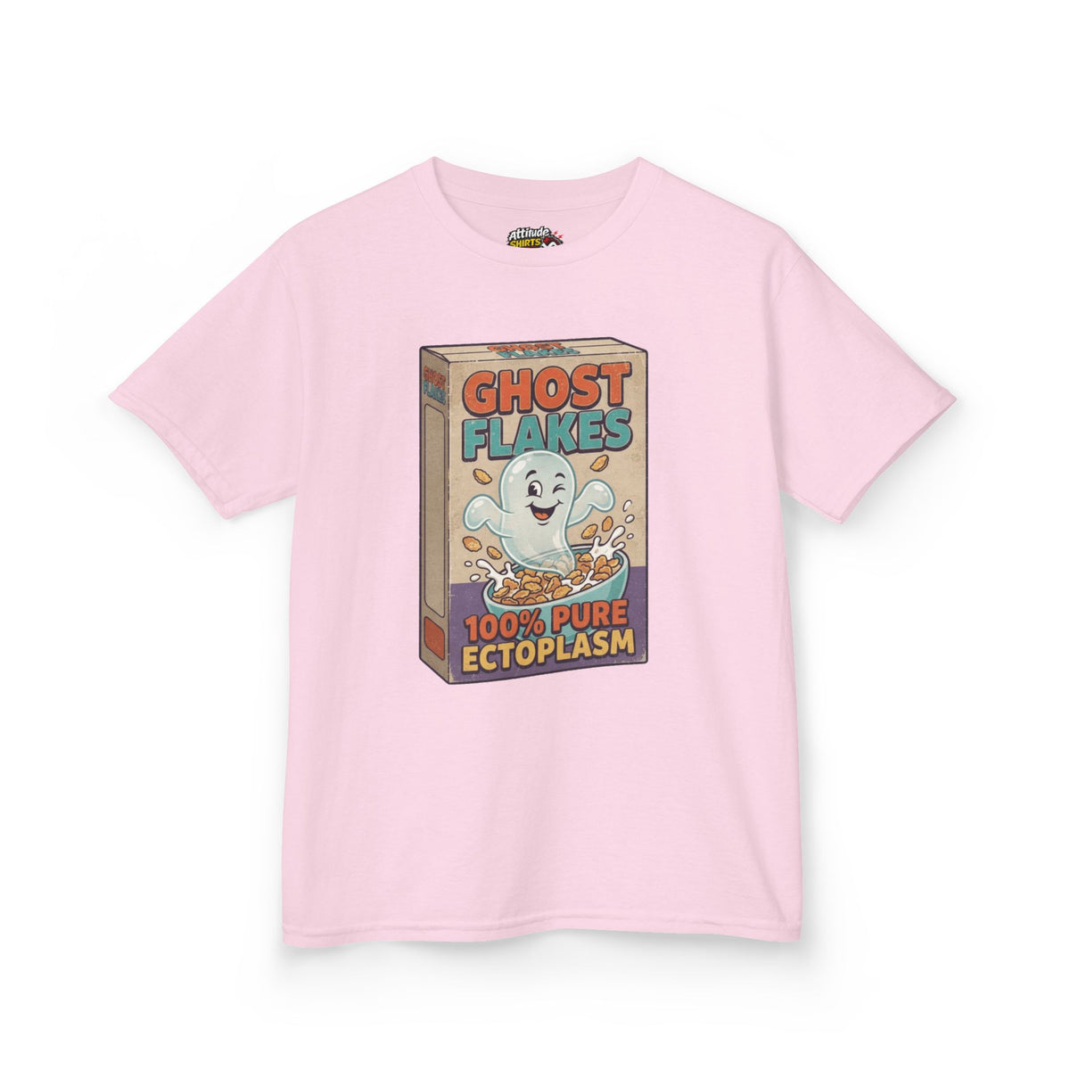 Color: Light Pink | Ghost Flakes Kids Tee