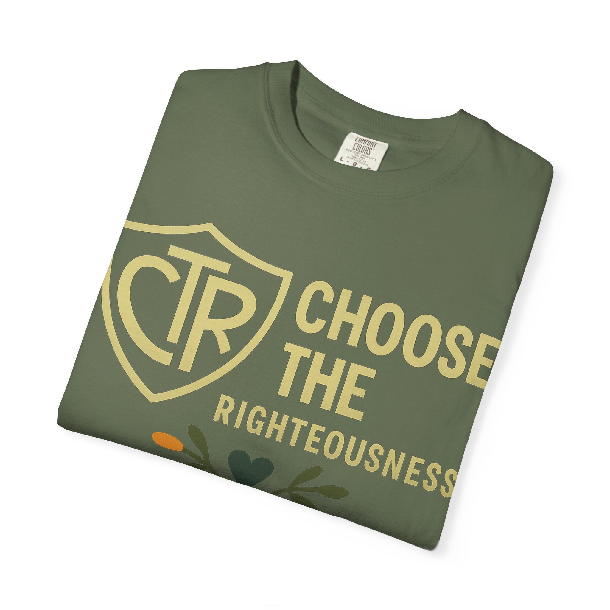 "CTR: Choose the Righteousness" Unisex Garment-Dyed T-shirt