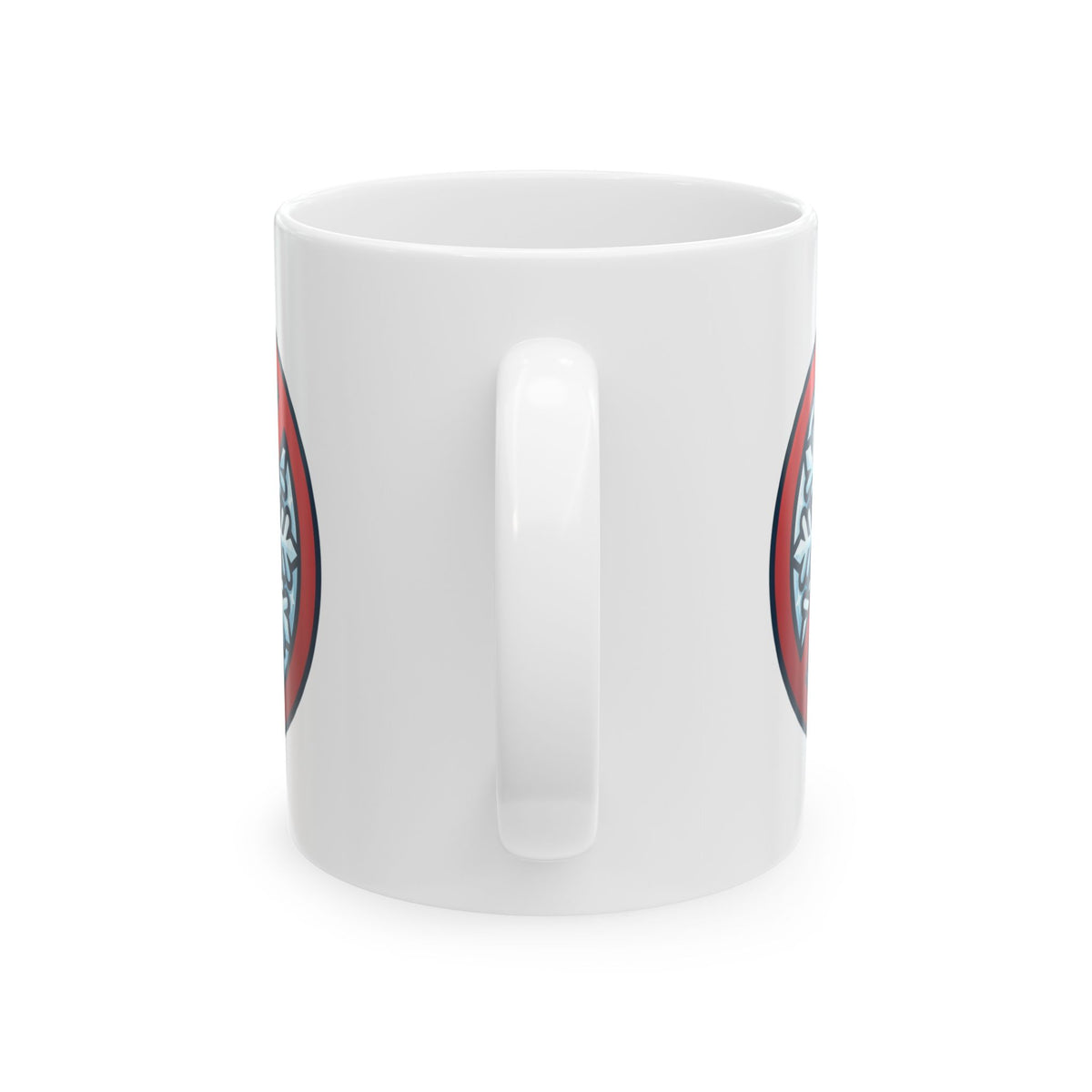 "Oh Come All Ye" White Ceramic Mug — Graphic