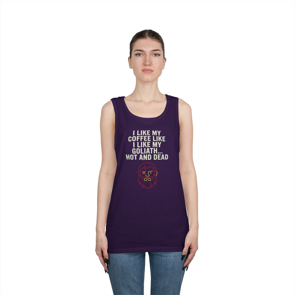 "Good Book Series Coffee Hot and Dead" Tank Top