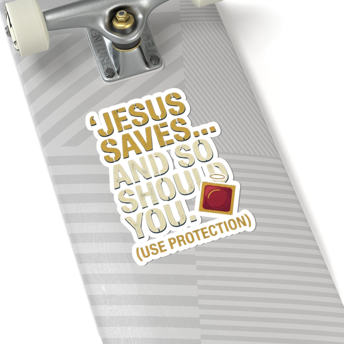 "Good Book Series Jesus Saves and So Should You" Sticker — Main